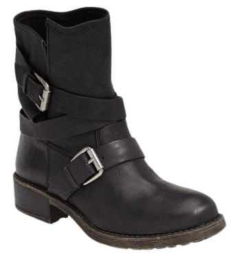 Lucky Brand 'Dallis' Moto Boot (Women) | Nordstrom | Womens boots, Black motorcycle boots, Boots