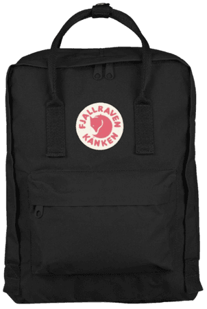 black kanken backpack