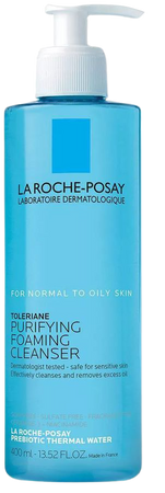 La Roche Posay Purifying Foaming Face Wash, Toleriane Purifying Facial Cleanser For Oily Skin With Niacinamide - 13.52 Fl Oz : Target