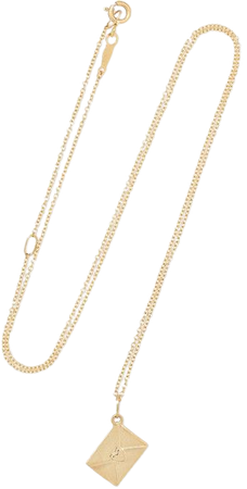 Catbird | Smallest Love Letter 14-karat gold necklace | NET-A-PORTER.COM