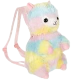 Rainbow Alpaca Plush Backpack – JapanLA