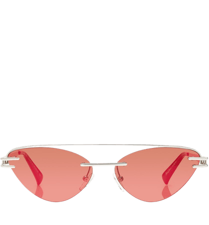 Adam Selman X Le Specs The Coupe Metal Cat-Eye Sunglasses