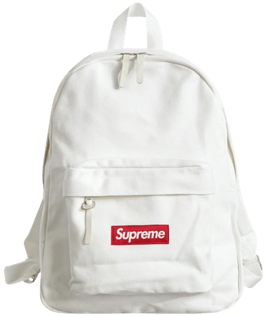 Рюкзак Supreme Canvas Backpack White Supreme | купить в интернет-магазине Aizel.ru