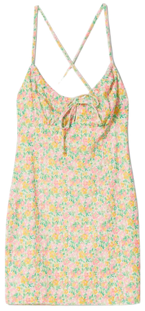 Floral print mini dress - New - Woman | Bershka