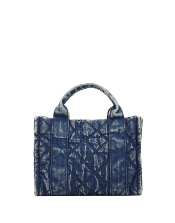 Quilted denim tote bag - Women's See all | Stradivarius United States