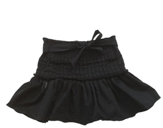 black skirt ballet coquette core