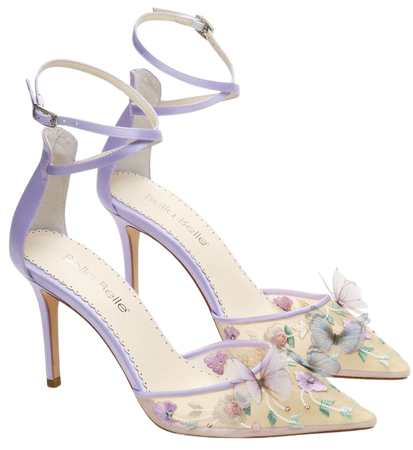 Lavender Butterfly Shoes