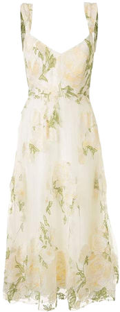 Floral Lace Empire Line Dress