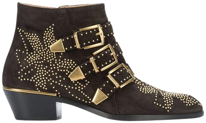 Suzanne micro-studded booties