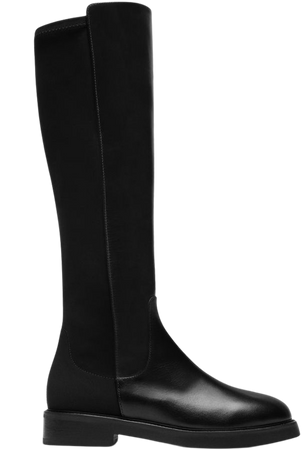 Leather Knee-High Pull-On Boot | Theory