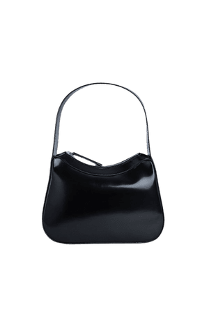 Kiki Black Semi Patent Leather – BY FAR