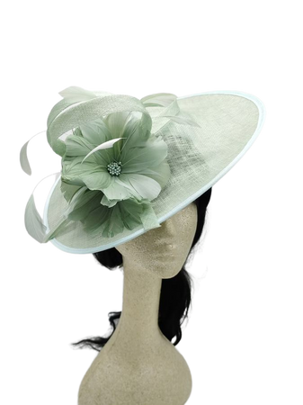 Green Kentucky Derby Fascinator Mint Green Wedding Hat Royal - Etsy