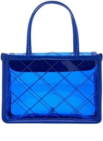 Betty Pvc Top Handle Bag By Amina Muaddi | Moda Operandi