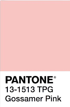 PANTONE Color: Gossamer Pink