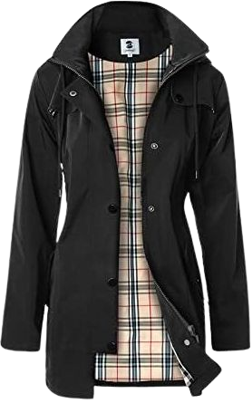 Amazon.com: Calvin Klein Women's Double Breasted Belted Rain Jacket with Removable Hood : Clothing, Shoes & Jewelry