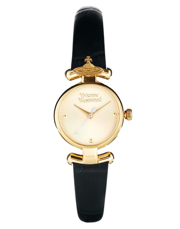 black gold watch
