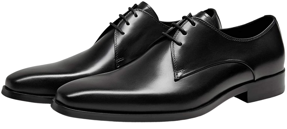 Amazon.com | FRASOICUS Men's Dress Shoes Genuine Leather Lace Up Classic Oxford Office Shoes for Men Black 10.5 | Oxfords