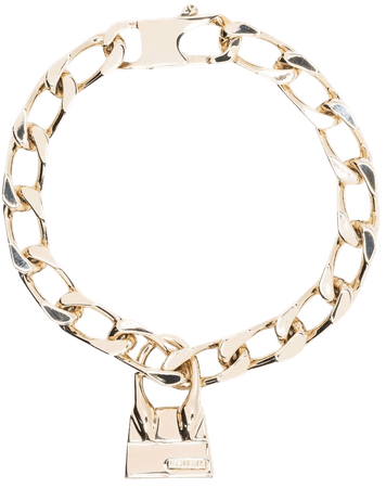 Jacquemus logo-charm Chainlink Bracelet - Farfetch