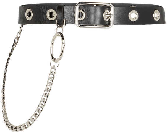 Alessandra Rich Studded leather belt