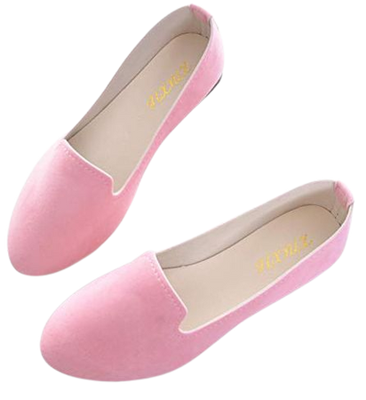 Amazon.com | Slduv7 Women Pointed Comfortable Flat Ballet Shoes Black 41(8.5) | Flats