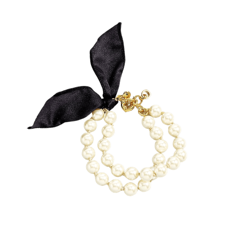 J.Crew: Layered Pearl Tie Bracelet For Women