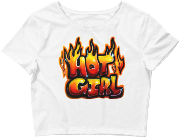 Hot Girl Crop Tee – 99 and the 2000's