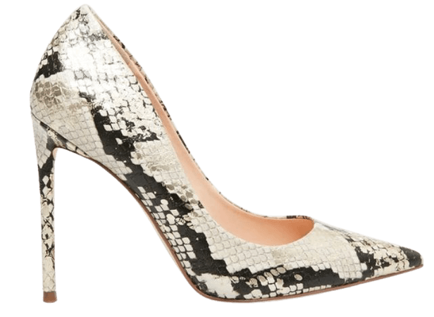 snakeskin heels