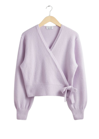 Wrap Sweater - Lilac - Cardigans - & Other Stories US