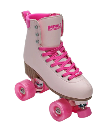 Pink roller skates