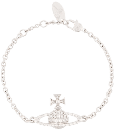 Vivienne Westwood Mini Bas Relief Logo Bracelet - Farfetch