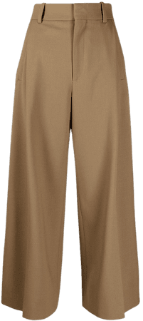 Chloé high-waisted Cropped Trousers - Farfetch