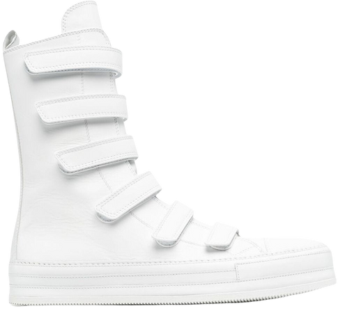 Ann Demeulemeester touch-strap high-top Sneakers - Farfetch