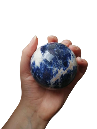 Sodalite sphere 65mm sphere natural sodalite crystal | Etsy