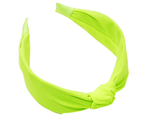 lime green headband