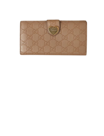 Gucci Metallic Rose Guccisima Leather Wallet