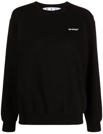 Off-White Diag-stripe Print Sweatshirt - Farfetch