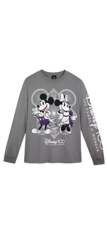 gray Disney 100 shirt