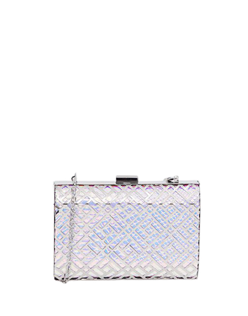 True Decadence iridescent geometric box clutch bag | ASOS