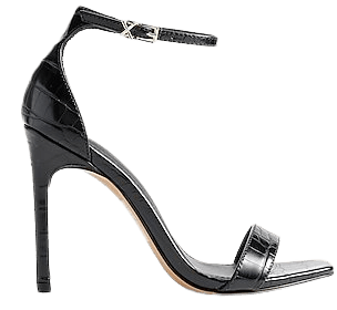 Square Toe High Heeled Sandal | Express