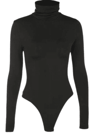 turtleneck bodysuit