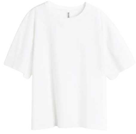 Boxy T-shirt - White - Ladies | H&M US