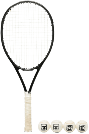 Chanel Pre-Owned logo-printed Tennis Set - Farfetch