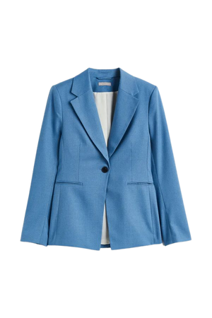 Single-breasted blazer - Blue - Ladies | H&M US