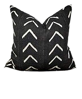 Amazon.com: Jeartyca Mudcloth Decorative Pillow Case Cushion Cover African Mud Cloth Pillow Authentic Mud Cloth Pillow Black White Thick Arrows: Home & Kitchen