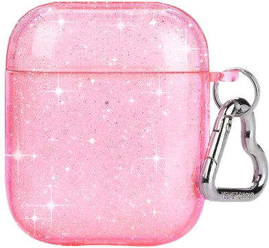 Pink Stardust Glitter AirPod Case – VelvetCaviar.com