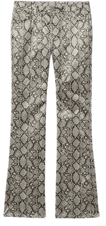 Venus Printed Trousers - Snake Print - Weekday WW
