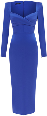 Linden Satin Crepe Midi Dress By Alex Perry | Moda Operandi