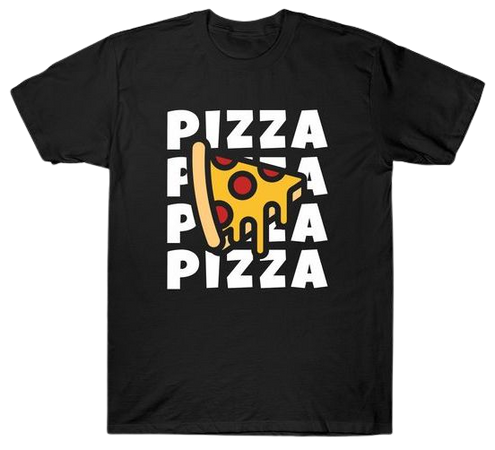 Boys Pizza Shirt Graphic Tee