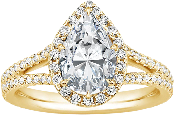 18K Yellow Gold Fortuna Diamond Bridal Set (2/3 ct. tw.) | Brilliant Earth