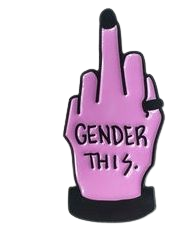 Fuck Gender Enamel Pin | Etsy